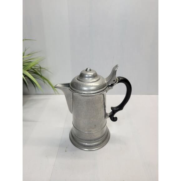 Vintage Flagon Stein, SMC Hinged Lid, Pour Spot, Pewter Look - Picture 2 of 5
